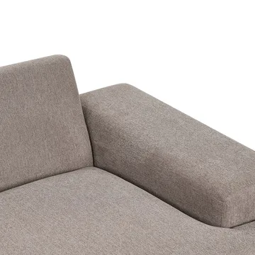 Hjørnesofa Mariferd - Lys brun, svart, mørkt tre/Venstrevendt - Møbler - Sofaer - Hjørnesofaer - Hjørnesofa med divan