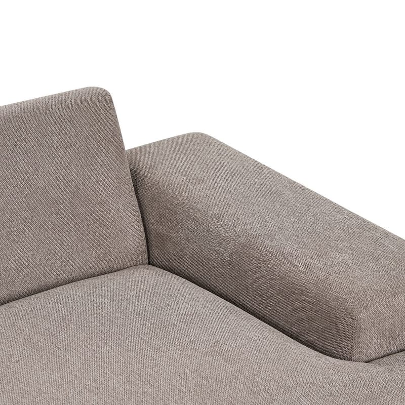 Hjørnesofa Mariferd - Lys brun, svart, mørkt tre/Venstrevendt - Møbler - Sofaer - Hjørnesofaer - Hjørnesofa med divan