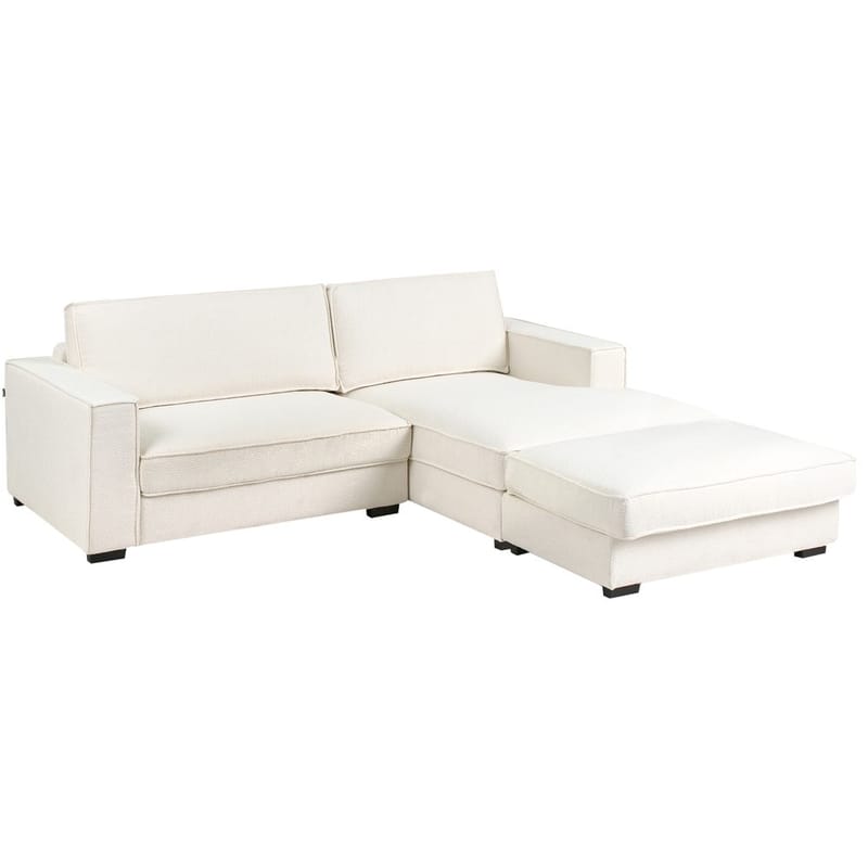 Hjørnesofa med fotskammel Renders - Beige - Møbler - Sofaer - Hjørnesofaer - Hjørnesofa med divan