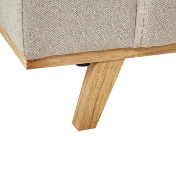 Hjørnesofa Nora - Beige, lyst tre/venstrevendt - Møbler - Sofaer - Hjørnesofaer