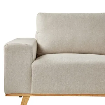 Hjørnesofa Nora - Beige, lyst tre/venstrevendt - Møbler - Sofaer - Hjørnesofaer