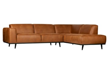 Hjørnesofa Nowell - Konjakk - Møbler - Sofaer - Sofaer med sjeselong