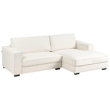 Hjørnesofa Renders - Hvit, Svart - Møbler - Sofaer - Hjørnesofaer