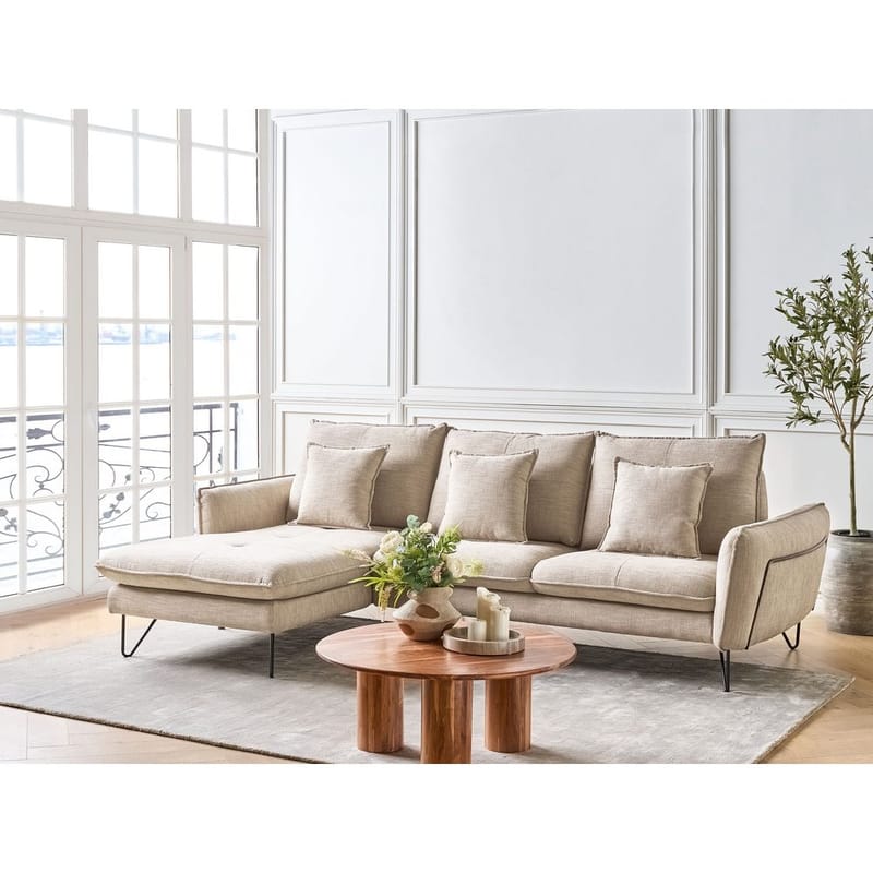 Hjørnesofa Sersan - Høyrevendt - Møbler - Sofaer - Hjørnesofaer - Hjørnesofa med divan