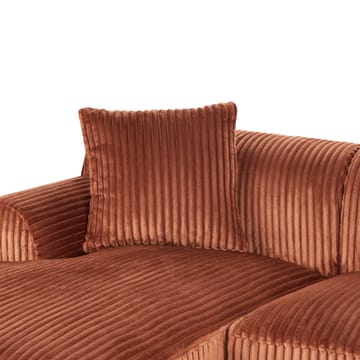 Hjørnesofa Stenum - Brun, messing/Venstrevendt - Møbler - Sofaer - Hjørnesofaer - Howard hjørnesofa