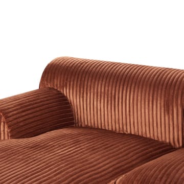 Hjørnesofa Stenum - Brun, messing/Venstrevendt - Møbler - Sofaer - Hjørnesofaer - Howard hjørnesofa