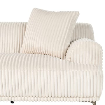 Hjørnesofa Stenum - Hvit, messing/Høyrevendt - Møbler - Sofaer - Hjørnesofaer - Howard hjørnesofa