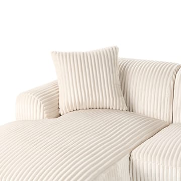 Hjørnesofa Stenum - Hvit, messing/Høyrevendt - Møbler - Sofaer - Hjørnesofaer - Howard hjørnesofa