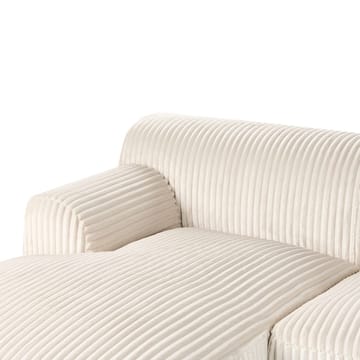 Hjørnesofa Stenum - Hvit, messing/Høyrevendt - Møbler - Sofaer - Hjørnesofaer - Howard hjørnesofa