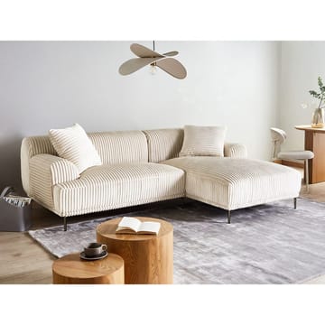 Hjørnesofa Stenum - Hvit, messing/Venstrevendt - Møbler - Sofaer - Hjørnesofaer - Howard hjørnesofa