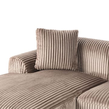 Hjørnesofa Stenum - Lys brun, messing/Høyrevendt - Møbler - Sofaer - Hjørnesofaer - Howard hjørnesofa