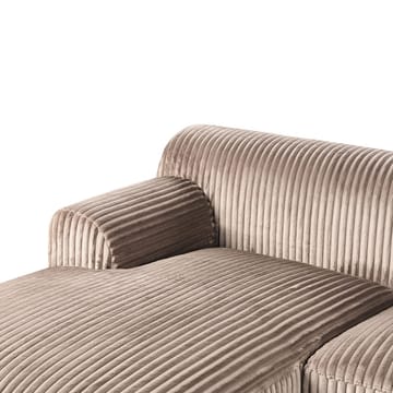 Hjørnesofa Stenum - Lys brun, messing/Høyrevendt - Møbler - Sofaer - Hjørnesofaer - Howard hjørnesofa