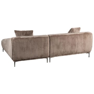 Hjørnesofa Stenum - Lys brun, messing/Venstrevendt - Møbler - Sofaer - Hjørnesofaer - Howard hjørnesofa