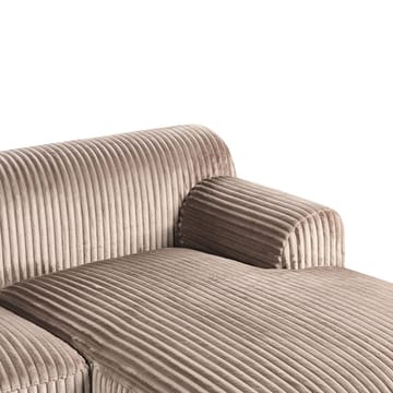 Hjørnesofa Stenum - Lys brun, messing/Venstrevendt - Møbler - Sofaer - Hjørnesofaer - Howard hjørnesofa