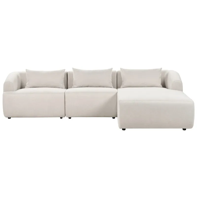 Hjørnesofa Svansele, Beige/Venstrevendt