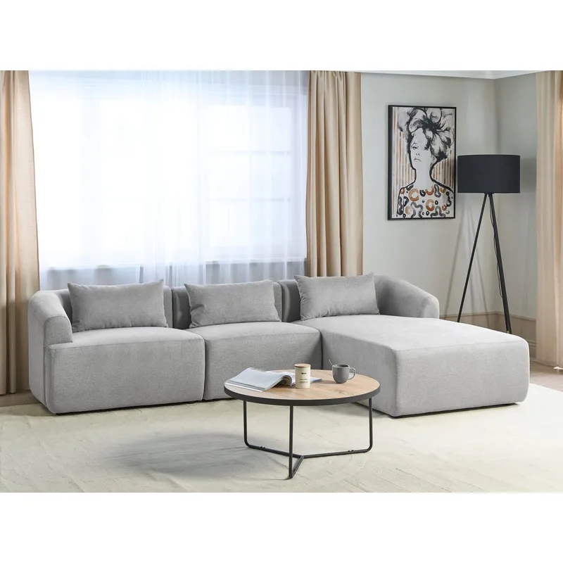 Hjørnesofa Svansele - Grå/ Venstrevendt - Møbler - Sofaer - Modulsofaer - Komplett modulsofa