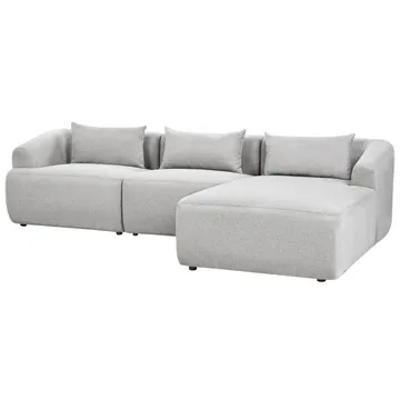 Hjørnesofa Svansele - Grå/ Venstrevendt - Møbler - Sofaer - Modulsofaer - Komplett modulsofa