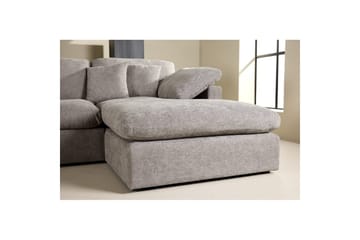 Hjørnesofa VIND Amalfi mørkegrå - Møbler - Sofaer - Sofaer med sjeselong - 3 seters sofa med divan