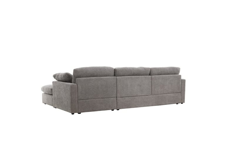 Hjørnesofa VIND Amalfi mørkegrå - Møbler - Sofaer - Sofaer med sjeselong - 3 seters sofa med divan
