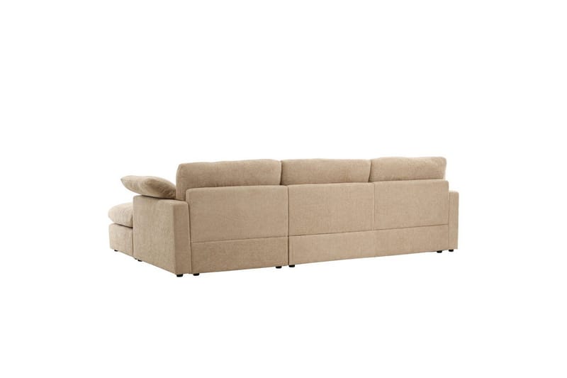 Hjørnesofa VIND Amalfi Sand - Møbler - Sofaer - Sofaer med sjeselong - 3 seters sofa med divan