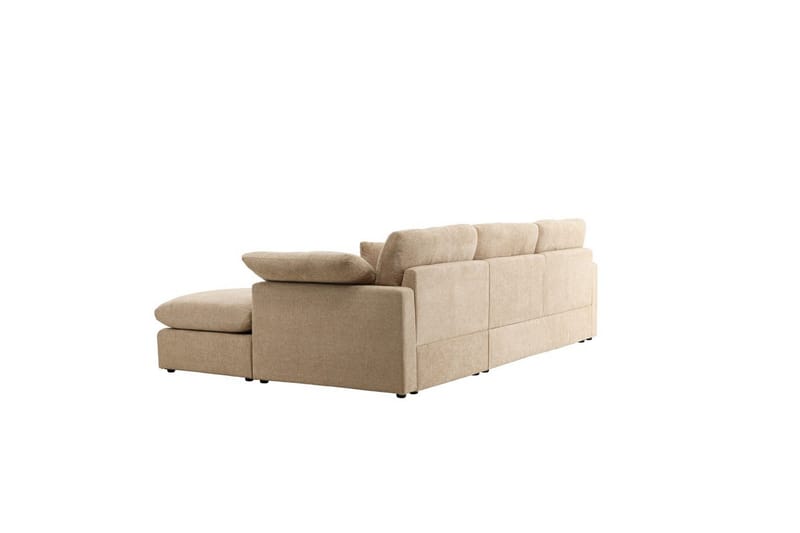 Hjørnesofa VIND Amalfi Sand - Møbler - Sofaer - Sofaer med sjeselong - 3 seters sofa med divan