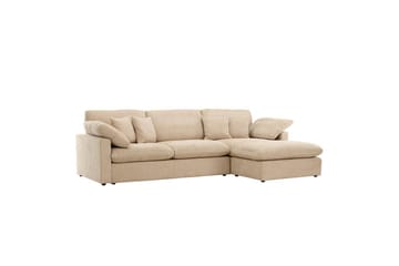 Hjørnesofa VIND Amalfi Sand - Møbler - Sofaer - Sofaer med sjeselong - 3 seters sofa med divan