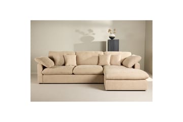 Hjørnesofa VIND Amalfi Sand - Møbler - Sofaer - Sofaer med sjeselong - 3 seters sofa med divan