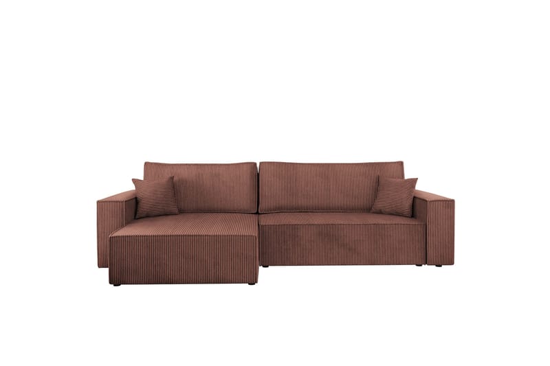 Hobson Sofa med Divan 3-seter, Rosa