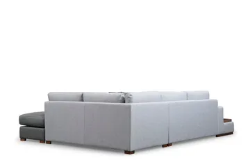 Huelva 5-seter Høyrevendt L-formet Sofa med Sjeselong 308 cm i Stoff - Grå - Møbler - Sofaer - Sofaer med sjeselong
