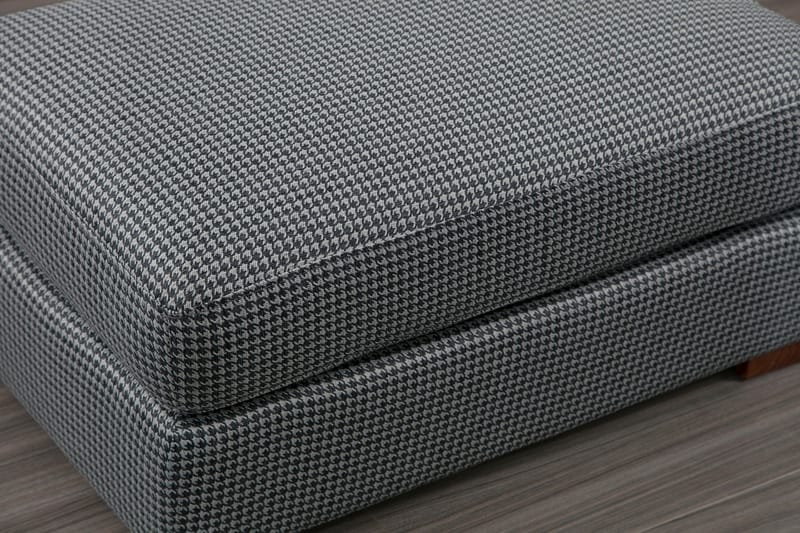 Huelva 5-seter Høyrevendt L-formet Sofa med Sjeselong 308 cm i Stoff - Grå - Møbler - Sofaer - Sofaer med sjeselong
