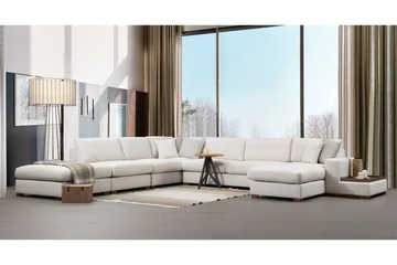 Huelva Divansofa - Beige - Møbler - Sofaer - Sofaer med sjeselong