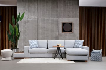 Huelva Divansofa - Grå - Møbler - Sofaer - Sofaer med sjeselong