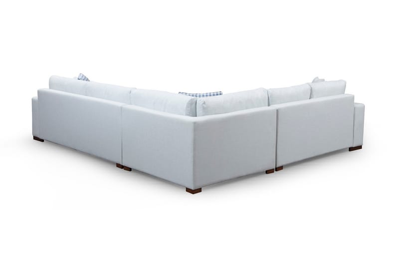 Huelva Høyrevendt L-formet Hjørnesofa 322 cm i Stoff med Brede Armlener - Beige - Møbler - Sofaer - Hjørnesofaer