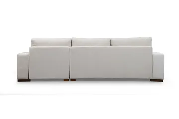 Huelva Høyrevendt L-formet Sofa med Sjeselong 270 cm i Stoff - Benhvit - Møbler - Sofaer - Sofaer med sjeselong