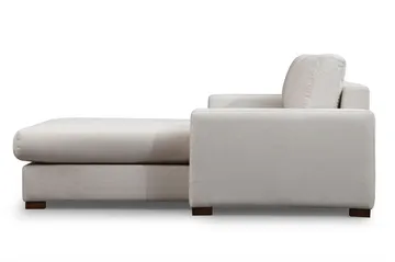 Huelva Høyrevendt L-formet Sofa med Sjeselong 270 cm i Stoff - Benhvit - Møbler - Sofaer - Sofaer med sjeselong