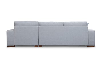 Huelva Høyrevendt L-formet Sofa med Sjeselong 270 cm i Stoff - Grå - Møbler - Sofaer - Sofaer med sjeselong