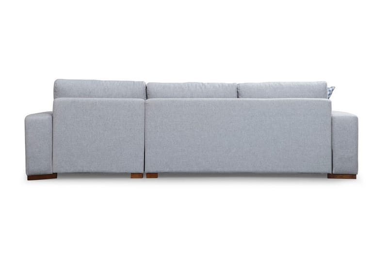 Huelva Høyrevendt L-formet Sofa med Sjeselong 270 cm i Stoff - Grå - Møbler - Sofaer - Sofaer med sjeselong