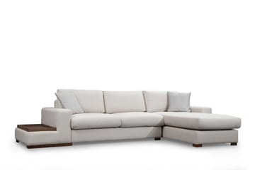 Huelva Høyrevendt L-formet Sofa med Sjeselong 312 cm i Stoff - Beige - Møbler - Sofaer - Sofaer med sjeselong