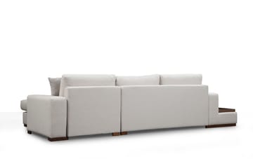 Huelva Høyrevendt L-formet Sofa med Sjeselong 312 cm i Stoff - Beige - Møbler - Sofaer - Sofaer med sjeselong