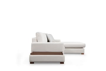 Huelva Høyrevendt L-formet Sofa med Sjeselong 312 cm i Stoff - Beige - Møbler - Sofaer - Sofaer med sjeselong