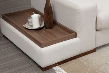 Huelva Høyrevendt L-formet Sofa med Sjeselong 312 cm i Stoff - Beige - Møbler - Sofaer - Sofaer med sjeselong