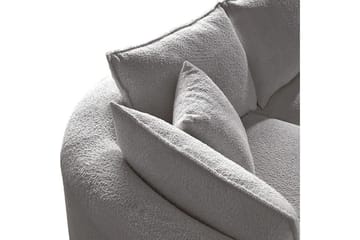 Hungirr Sofa med divan 4-seter - Grå - Møbler - Sofaer - Sofaer med sjeselong - 4 seters sofa med divan