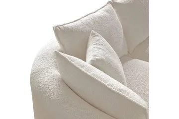 Hungirr Sofa med divan 4-seter - Hvit - Møbler - Sofaer - 4 seter sofa