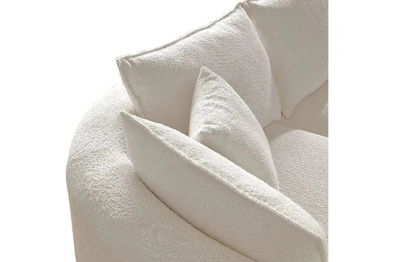 Hungirr Sofa med divan 4-seter - Hvit - Møbler - Sofaer - 4 seter sofa