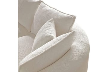 Hungirr Sofa med divan 4-seter - Hvit - Møbler - Sofaer - Sofaer med sjeselong - 4 seters sofa med divan