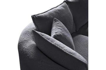 Hungirr Sofa med divan 4-seter - Mørkgrå - Møbler - Sofaer - Sofaer med sjeselong - 4 seters sofa med divan