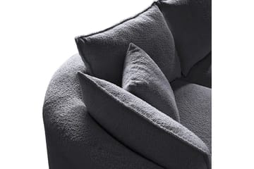 Hungirr Sofa med divan 4-seter - Mørkgrå - Møbler - Sofaer - Sofaer med sjeselong - 4 seters sofa med divan