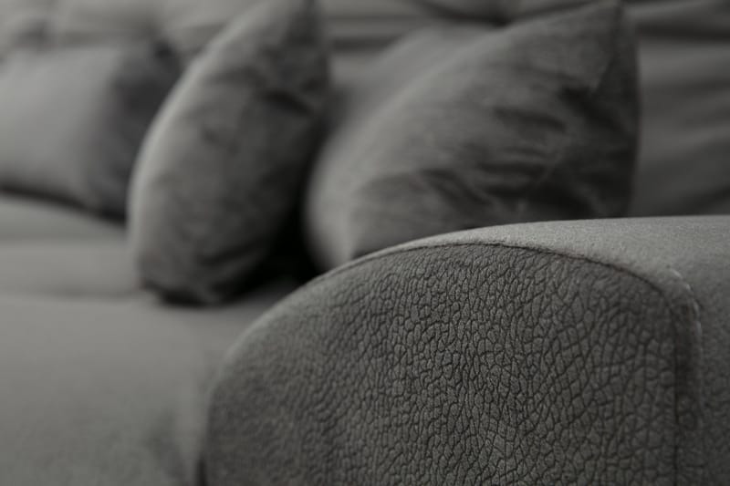 Jaraad Hjørnesofa med Divan Høyre - Svart - Møbler - Sofaer - Sofaer med sjeselong