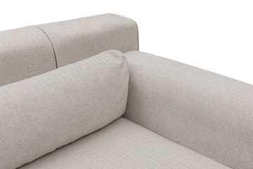 Jivago Divansofa Høyre - Beige/Svart - Møbler - Sofaer - Sofaer med sjeselong - 4 seters sofa med divan