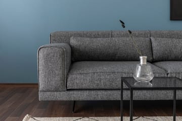 Jivago Divansofa Høyre - Grå/Svart - Møbler - Sofaer - Sofaer med sjeselong - 4 seters sofa med divan